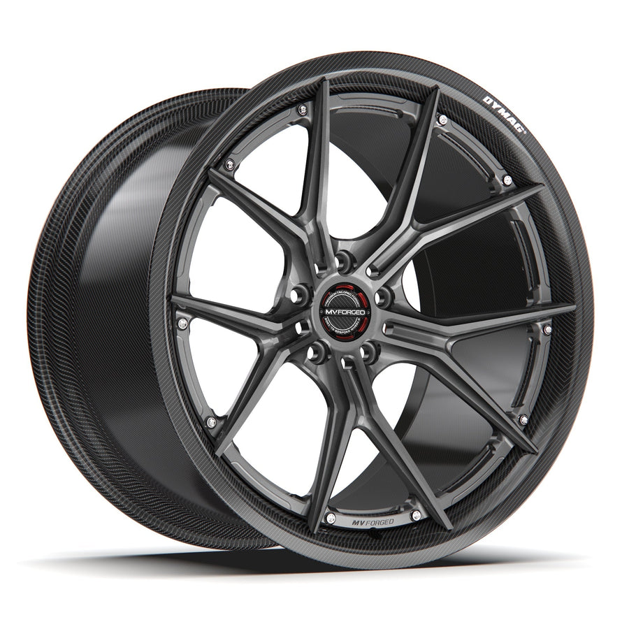 MV FORGED MR-102 DYMAG CARBON SERIES - CUSTOM LAMBORGHINI AVENTADOR - Wheel Designers
