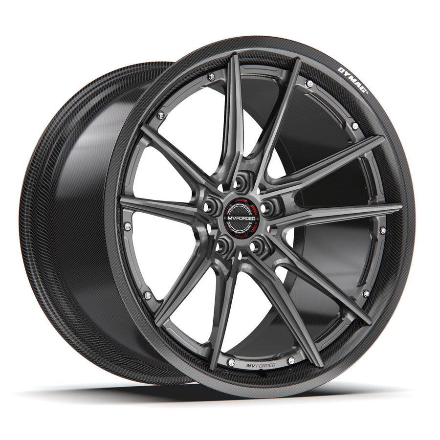 MV FORGED MR-115 DYMAG CARBON SERIES - CUSTOM LAMBORGHINI AVENTADOR - Wheel Designers