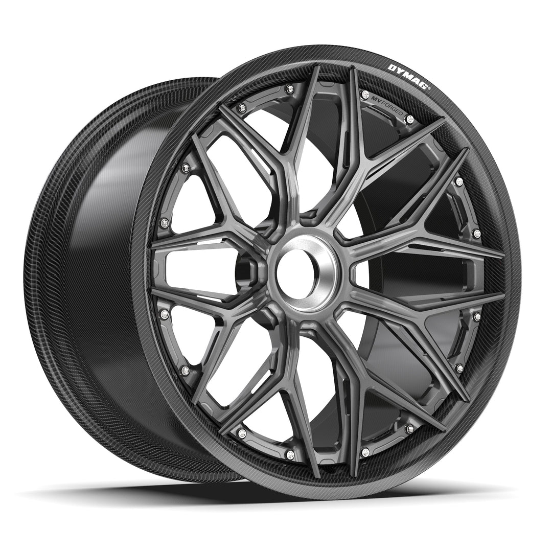 MV FORGED MR-208 DYMAG CARBON SERIES - CUSTOM LAMBORGHINI AVENTADOR - Wheel Designers