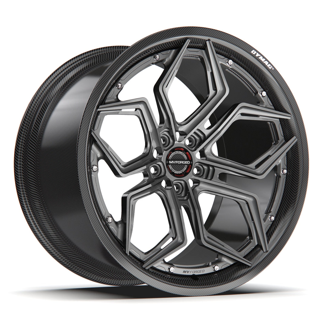 MV FORGED MR-525 DYMAG CARBON SERIES - CUSTOM LAMBORGHINI HURACAN - Wheel Designers