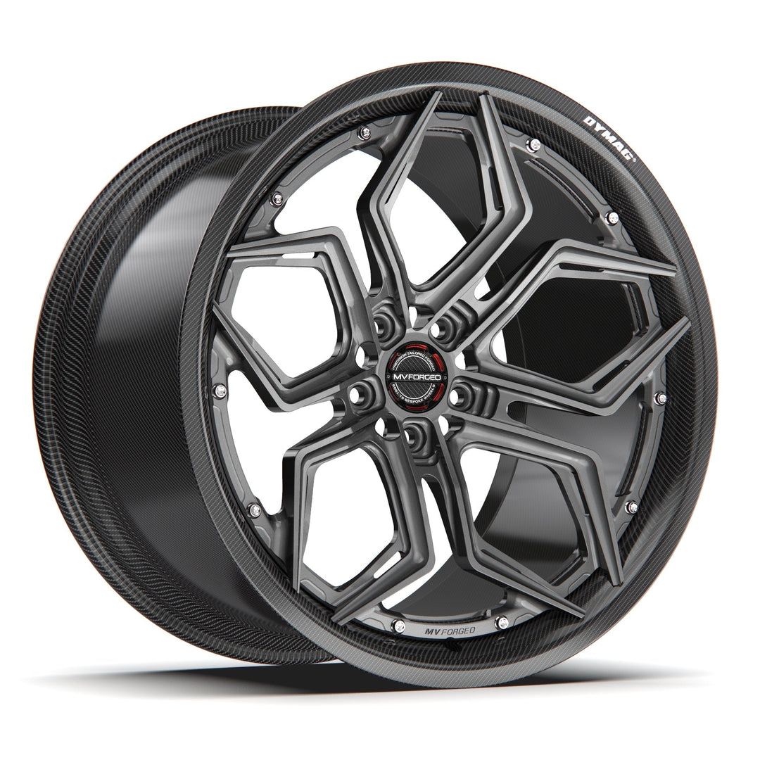 MV FORGED MR-525 DYMAG CARBON SERIES - CUSTOM LAMBORGHINI AVENTADOR - Wheel Designers