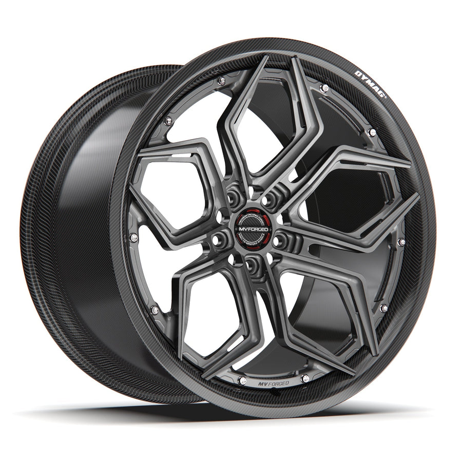 MV FORGED MR-525 DYMAG CARBON SERIES - CUSTOM LAMBORGHINI AVENTADOR - Wheel Designers