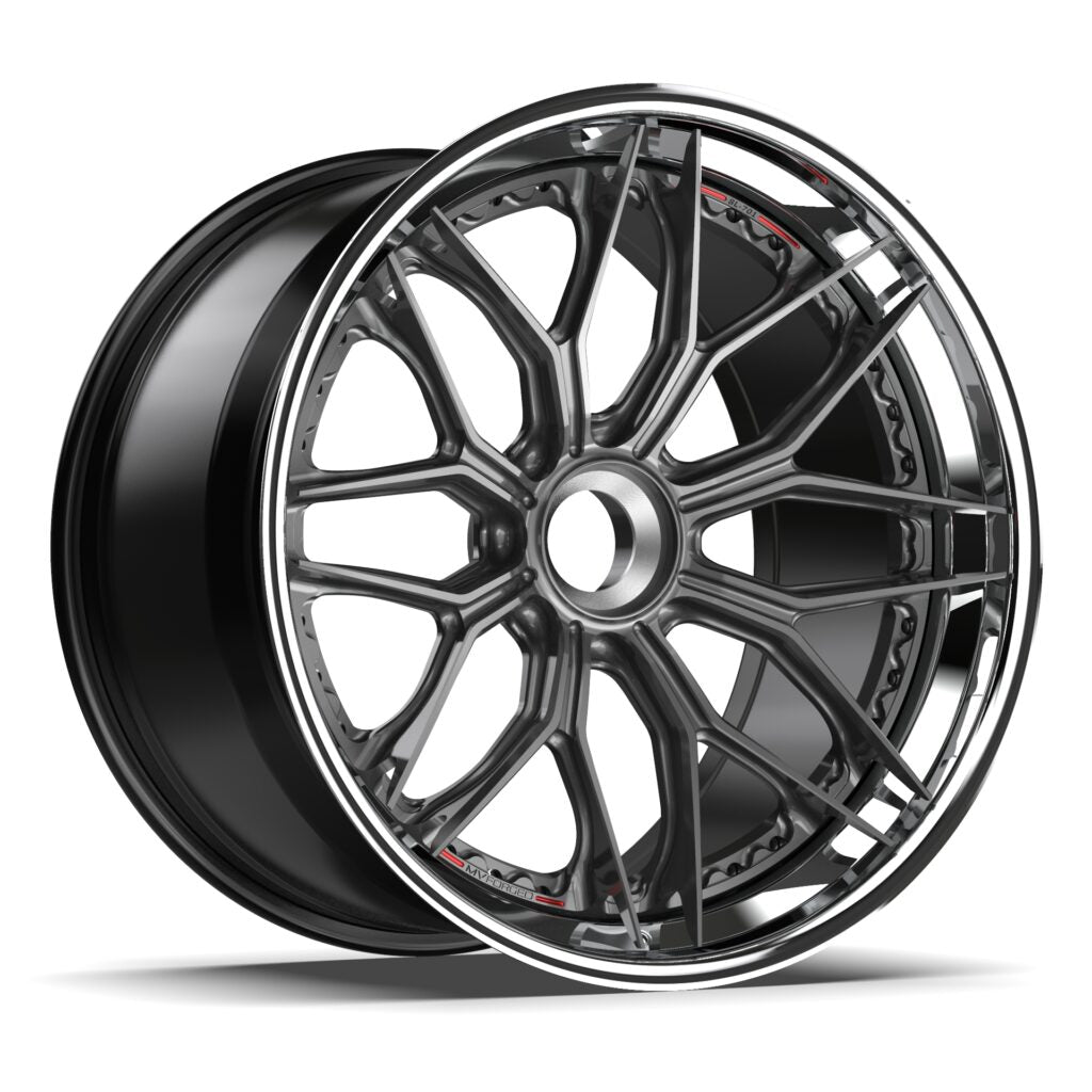 MV FORGED SL-801 SPOKE-LITE C8 Z06 20X10 21X13 - Wheel Designers