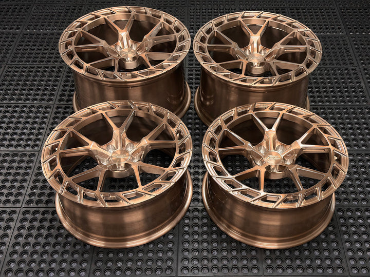 FORGEDLITE TF5 20X10 21X13 w/ MICHELIN TIRE PACKAGE CORVETTE ZR1 ZRX  - Wheel Designers