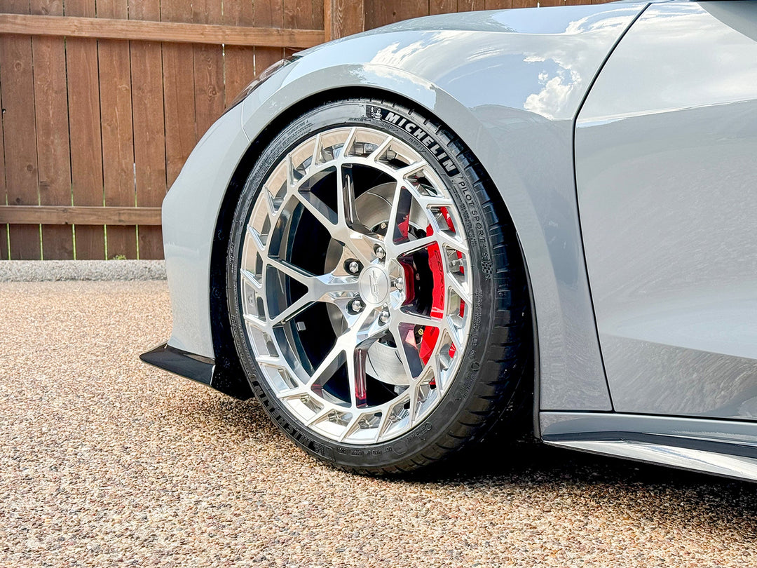 FORGEDLITE TF5 20X10 21X13 w/ MICHELIN TIRE PACKAGE CORVETTE ZR1 ZRX  - Wheel Designers