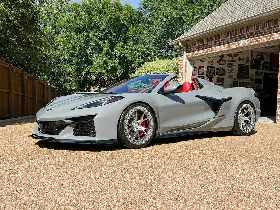 FORGEDLITE TF5 20X10 21X13 w/ MICHELIN TIRE PACKAGE CORVETTE ZR1 ZRX  - Wheel Designers