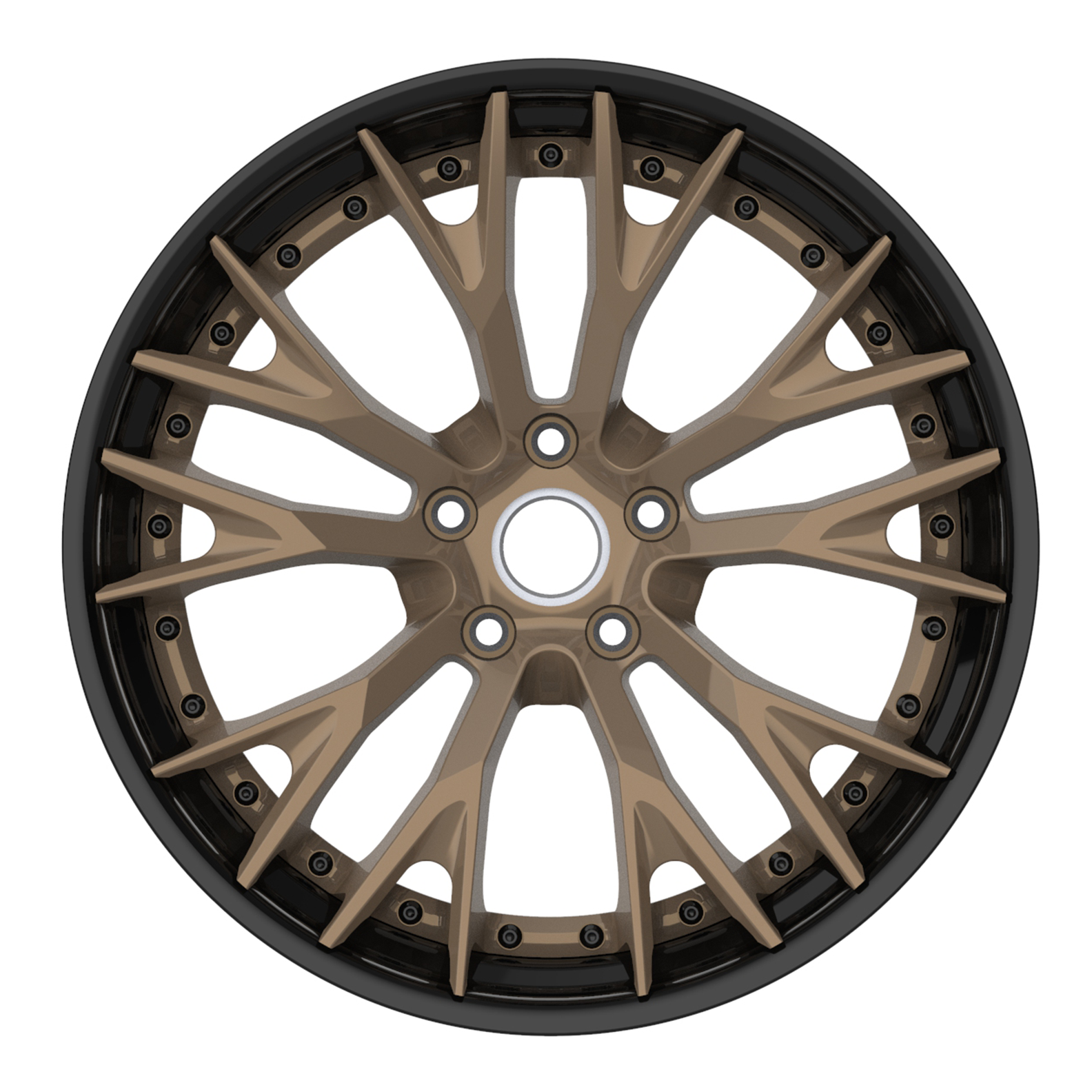 20X9 21X12 ZE11 2PC FORGED 50/50 FITS CORVETTE C8 STINGRAY - Wheel Designers