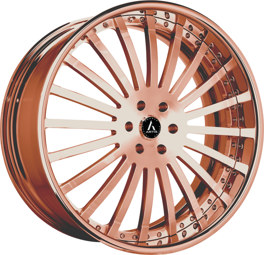 ARTIS FORGED CORONADO WHEELS ROSE GOLD FINISH - Wheel Designers