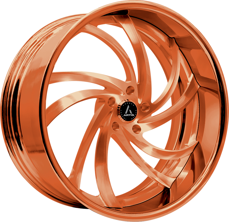 ARTIS FORGED TWISTER WHEELS ROSE GOLD FINISH - Wheel Designers