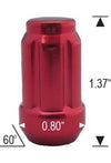12X1.50 SPLINE RED LUG NUTS - Wheel Designers